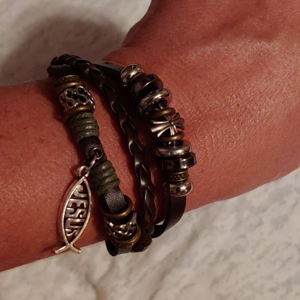 3 Strand Jesus Bracelet